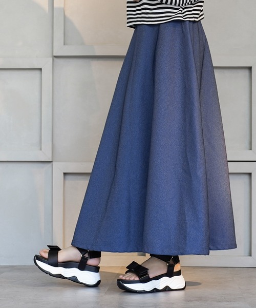 chocolates（チョコラテス）の「サテン リボン スポーツサンダル（サンダル・レディース・ホワイト/オレンジ/ブラック・LL/S/M/L）」の21枚目の写真