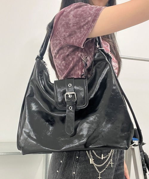 Figments（フィグメンツ）の「Y2K 2WAY BAG（ショルダーバッグ・レディース・ブラック・FREE）」の8枚目の写真