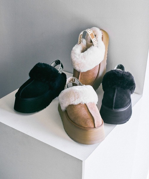 UGG(アグ)の「(UGG)W FUNKETE(ブーツ・レディース・ブラック/ブラウン・23cm/24cm/25cm)」の21枚目の写真