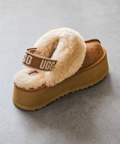 UGG(アグ)の「(UGG)W FUNKETE(ブーツ・レディース・ブラック/ブラウン・23cm/24cm/25cm)」の6枚目の写真