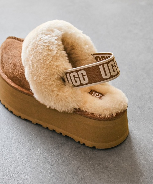 UGG(アグ)の「(UGG)W FUNKETE(ブーツ・レディース・ブラック/ブラウン・23cm/24cm/25cm)」の10枚目の写真