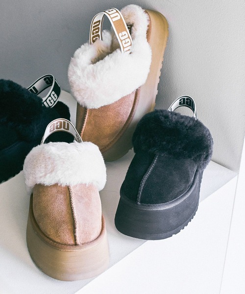 UGG(アグ)の「(UGG)W FUNKETE(ブーツ・レディース・ブラック/ブラウン・23cm/24cm/25cm)」の22枚目の写真