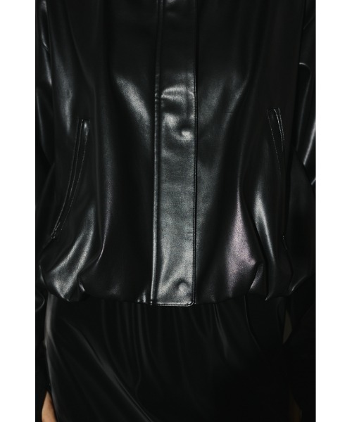 RIM.ARK（リムアーク）の「Synthetic leather short JK シンセティック