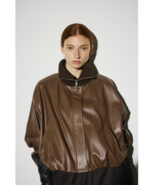 ジャケット・アウター LEATHER SHORT DRIZZLER JACKET LEATHER SHORT DRIZZLER JACKET