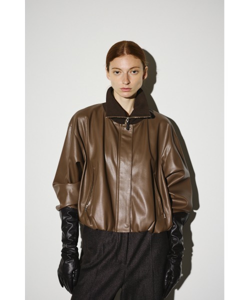 Synthetic leather short JK シンセティックレザーショート