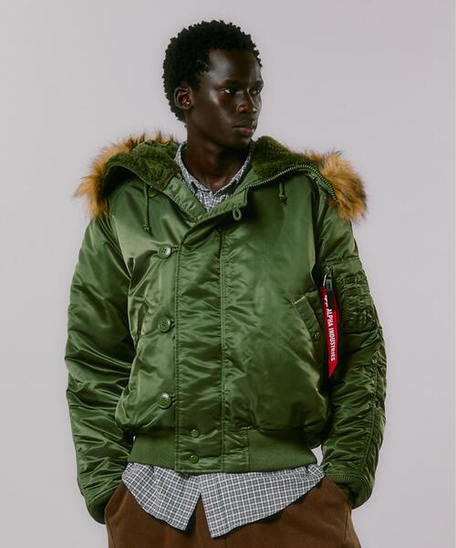 L.H.P(エルエイチピー)の「【25FW新作商品】Alpha Industries/アルファインダストリーズ/N-2B SHORT WAIST PARKA(ミリタリージャケット・メンズ・ブラック/セージグリーン/ネイビー/その他10・SMALL/XX-LARGE/X-LARGE/LARGE/MEDIUM/XS)」の18枚目の写真
