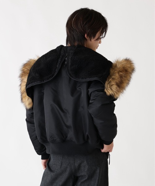 L.H.P（エルエイチピー）の「【25FW新作商品】Alpha Industries/アルファインダストリーズ/N-2B SHORT WAIST PARKA（ミリタリージャケット・メンズ・ブラック/セージグリーン/ネイビー/その他10・SMALL/XX-LARGE/X-LARGE/LARGE/MEDIUM/XS）」の7枚目の写真