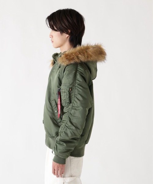 L.H.P（エルエイチピー）の「【25FW新作商品】Alpha Industries/アルファインダストリーズ/N-2B SHORT WAIST PARKA（ミリタリージャケット・メンズ・ブラック/セージグリーン/ネイビー/その他10・SMALL/XX-LARGE/X-LARGE/LARGE/MEDIUM/XS）」の21枚目の写真