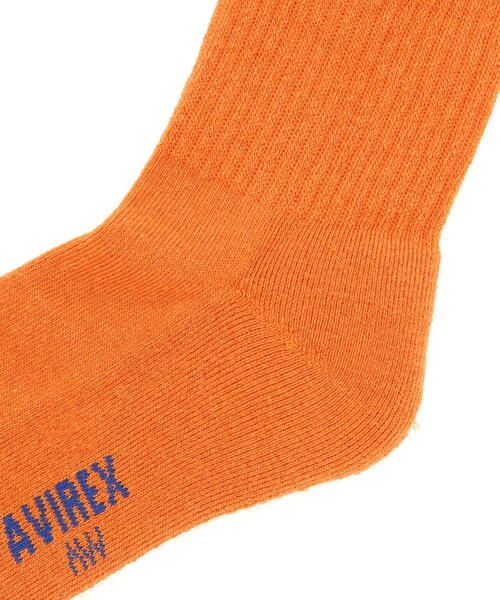 AVIREX（アヴィレックス）の「《直営店限定》TOM CAT 1975 SOX/トムキャット ソックス（ソックス/靴下・レディース・ホワイト/ブラック・F）」の5枚目の写真