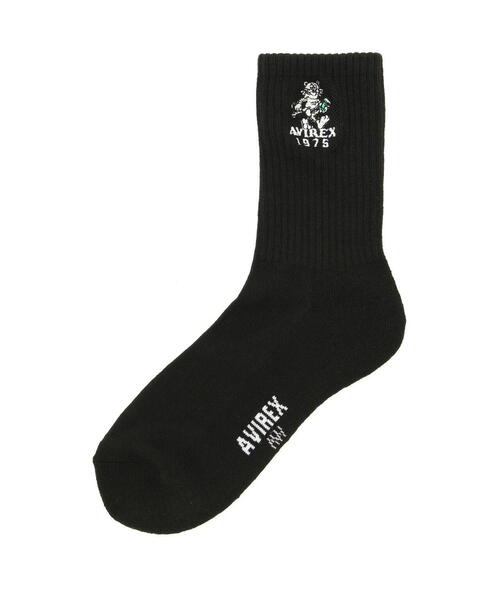 AVIREX（アヴィレックス）の「《直営店限定》TOM CAT 1975 SOX/トムキャット ソックス（ソックス/靴下・レディース・ホワイト/ブラック・F）」の8枚目の写真