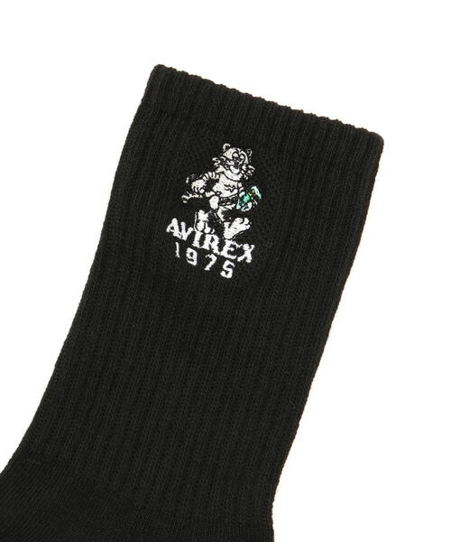AVIREX（アヴィレックス）の「《直営店限定》TOM CAT 1975 SOX/トムキャット ソックス（ソックス/靴下・レディース・ホワイト/ブラック・F）」の9枚目の写真