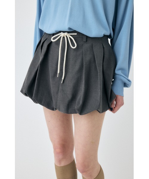 MOUSSY（マウジー）の「TUCKED BALLOON ミニスカート（スカート・レディース・ネイビー/チャコールグレー/ブラック/ブラウン系その他・1/2）」の21枚目の写真