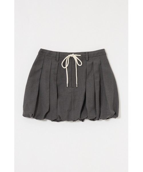 MOUSSY（マウジー）の「TUCKED BALLOON ミニスカート（スカート・レディース・ネイビー/チャコールグレー/ブラック/ブラウン系その他・1/2）」の16枚目の写真