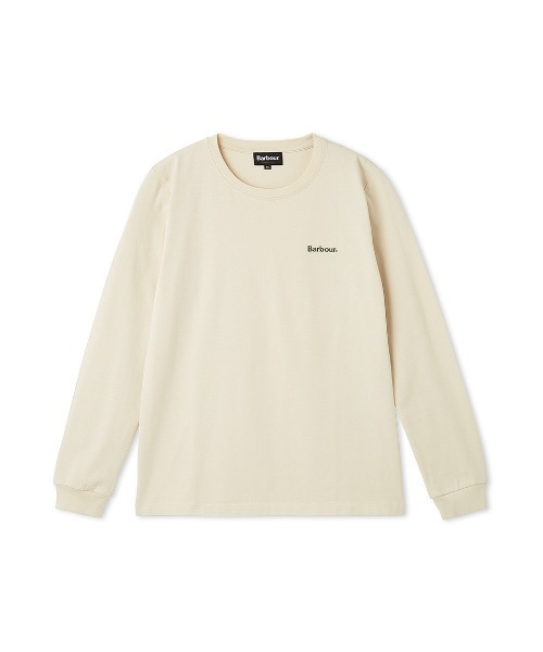 Barbour(バブアー)の「ワンポイント ロゴ ロングスリーブTシャツ"Japan Exclusive"(Tシャツ/カットソー・レディース・イエロー/グリーン/チャコールグレー/アイボリー・SMALL/MEDIUM)」の5枚目の写真