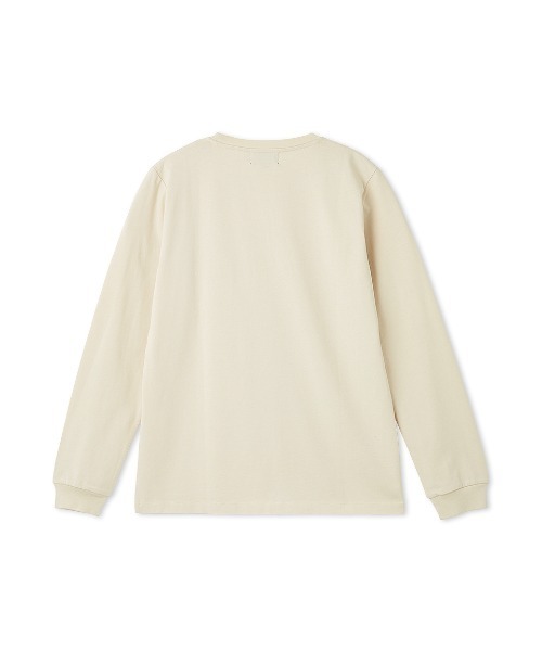 Barbour(バブアー)の「ワンポイント ロゴ ロングスリーブTシャツ"Japan Exclusive"(Tシャツ/カットソー・レディース・イエロー/グリーン/チャコールグレー/アイボリー・SMALL/MEDIUM)」の6枚目の写真