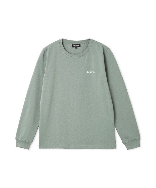 Barbour(バブアー)の「ワンポイント ロゴ ロングスリーブTシャツ"Japan Exclusive"(Tシャツ/カットソー・レディース・イエロー/グリーン/チャコールグレー/アイボリー・SMALL/MEDIUM)」の9枚目の写真