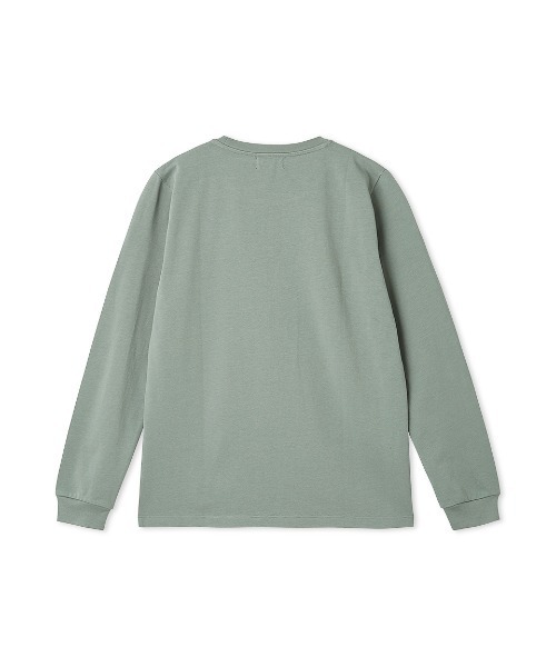 Barbour(バブアー)の「ワンポイント ロゴ ロングスリーブTシャツ"Japan Exclusive"(Tシャツ/カットソー・レディース・イエロー/グリーン/チャコールグレー/アイボリー・SMALL/MEDIUM)」の10枚目の写真