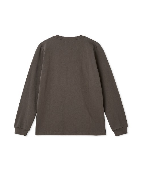 Barbour(バブアー)の「ワンポイント ロゴ ロングスリーブTシャツ"Japan Exclusive"(Tシャツ/カットソー・レディース・イエロー/グリーン/チャコールグレー/アイボリー・SMALL/MEDIUM)」の12枚目の写真