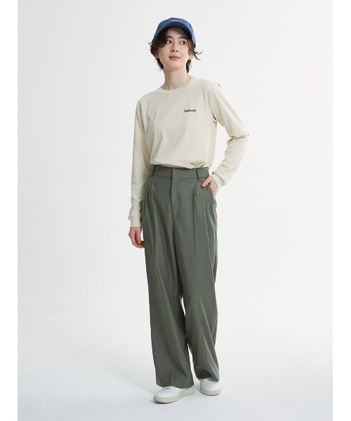 Barbour(バブアー)の「ワンポイント ロゴ ロングスリーブTシャツ"Japan Exclusive"(Tシャツ/カットソー・レディース・イエロー/グリーン/チャコールグレー/アイボリー・SMALL/MEDIUM)」の13枚目の写真