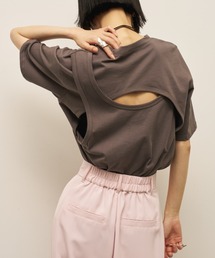 【再入荷】バックレイヤードフィットTシャツ