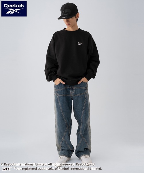 Reebok（リーボック）の「【Karlas別注】Reebok/リーボック スウェット セットアップ 上下セット 裏起毛 ワンポイントロゴ（セットアップ・メンズ・ブラック/ブラウン/グレー系その他・LL/L/M）」の9枚目の写真