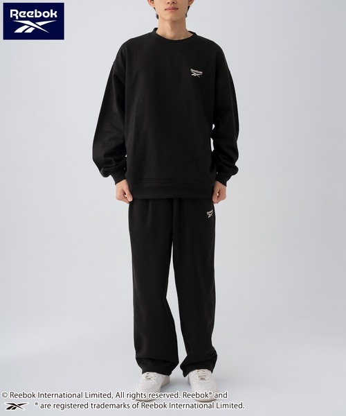 Reebok（リーボック）の「【Karlas別注】Reebok/リーボック スウェット セットアップ 上下セット 裏起毛 ワンポイントロゴ（セットアップ・メンズ・ブラック/ブラウン/グレー系その他・LL/L/M）」の4枚目の写真