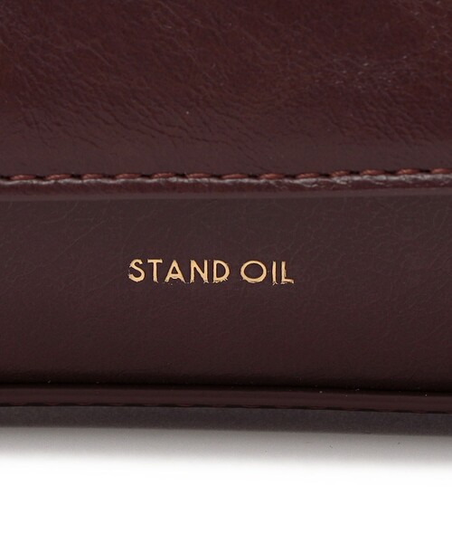 stand oil ダークブラウン ショルダーバッグ STAND OIL ショルダーバッグ OIL/スタンドオイル SQUARE LOW BAG