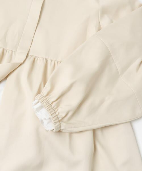 ITEMS URBANRESEARCH（アイテムズ アーバンリサーチ）の「ジャケットフリルトップス×パンツセット（セットアップ・レディース・ブラック/ライトベージュ・FREE）」の11枚目の写真