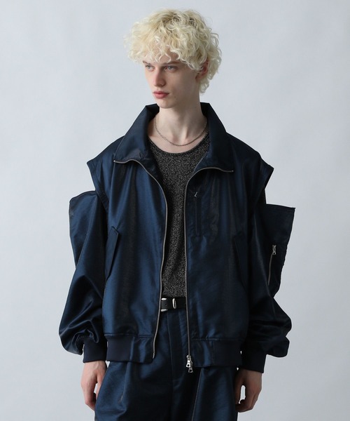 HARE ハレ ブルゾン HARE（ハレ）の「【UNDER GROUND MODE】ZIPデザインブルゾン