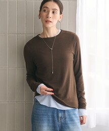 BEAUTY&YOUTH UNITED ARROWS | セルロースウールブレンド クルーネックカットソー(Tシャツ/カットソー)
