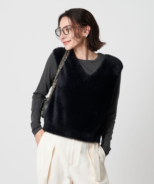 カットソー(長袖/七分) BEAUTY&amp;YOUTH UNITED ARROWS - 6roku BEAUTY&YOUTH UNITED ARROWS｜<6(ROKU)>コットン ナイロン