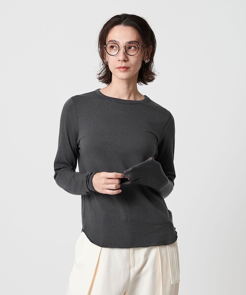 【最終値下げ】【新品未使用】BEAUTY&YOUTH セルロースカットソー セルロースブレンド クルーネック カットソー（Tシャツ