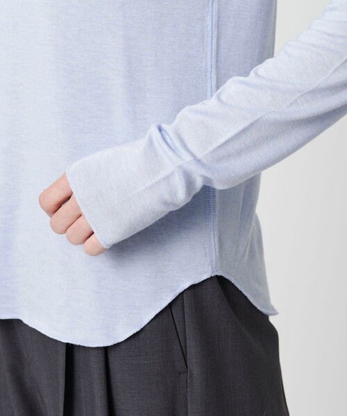 セルロースウールブレンド クルーネックカットソー（Tシャツ