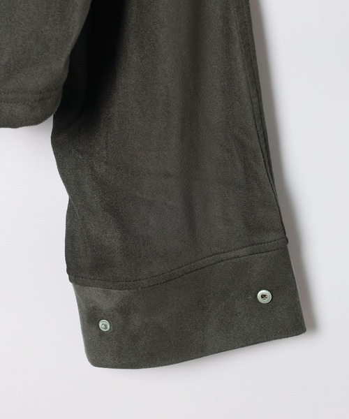 LEPSIM（レプシィム）の「フェイクスエードドロストブルゾン　582441（ブルゾン・レディース・チャコールグレー/カーキ・FREE）」の7枚目の写真