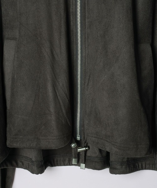 LEPSIM（レプシィム）の「フェイクスエードドロストブルゾン　582441（ブルゾン・レディース・チャコールグレー/カーキ・FREE）」の9枚目の写真