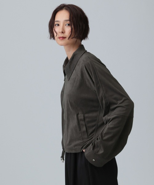 セール】フェイクスエードドロストブルゾン 582441（ブルゾン