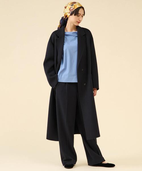 martinique（マルティニーク）の「ESSENTIAL チェスターコート（チェスターコート・レディース・ネイビー/ブラウン/グレー・FREE）」の11枚目の写真