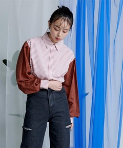 ユニセックスアイテム》ミックスヤーンプライムオーバー