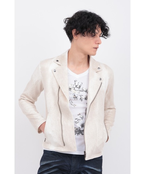 TORNADO MART(トルネードマート)の「ネオダブルライダーズ(Tシャツ/カットソー・メンズ・ブラック/ボルドー/ベージュ・LL/M/L/XXL)」の1枚目の写真