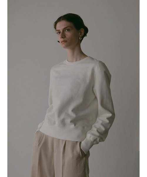 HER.（ハー）の「コンパクトスウェットプルオーバー（Tシャツ/カットソー・レディース・ブラック/オフホワイト・フリー）」の4枚目の写真