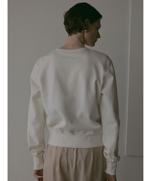 HER.（ハー）の「コンパクトスウェットプルオーバー（Tシャツ/カットソー・レディース・ブラック/オフホワイト・フリー）」の5枚目の写真