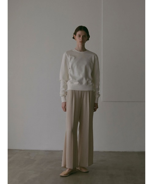 HER.（ハー）の「コンパクトスウェットプルオーバー（Tシャツ/カットソー・レディース・ブラック/オフホワイト・フリー）」の6枚目の写真