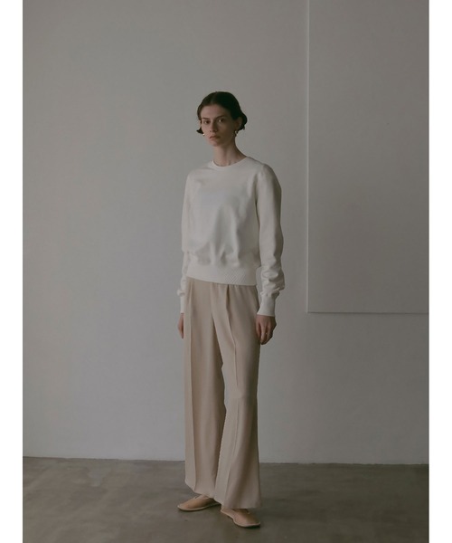 HER.（ハー）の「コンパクトスウェットプルオーバー（Tシャツ/カットソー・レディース・ブラック/オフホワイト・フリー）」の7枚目の写真