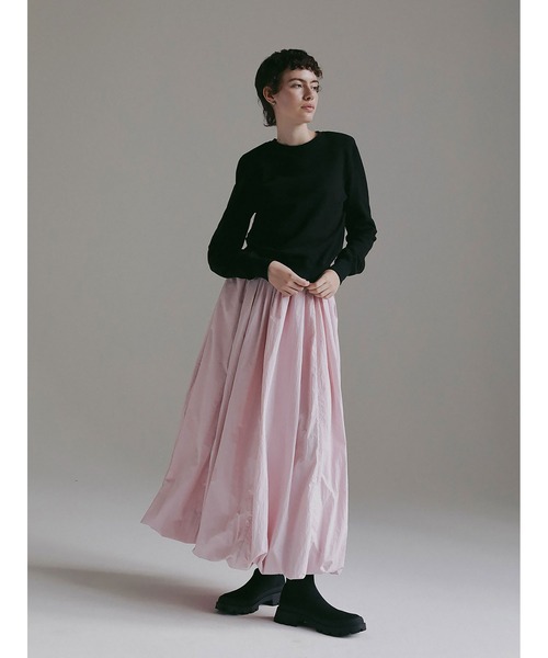 HER.（ハー）の「コンパクトスウェットプルオーバー（Tシャツ/カットソー・レディース・ブラック/オフホワイト・フリー）」の10枚目の写真