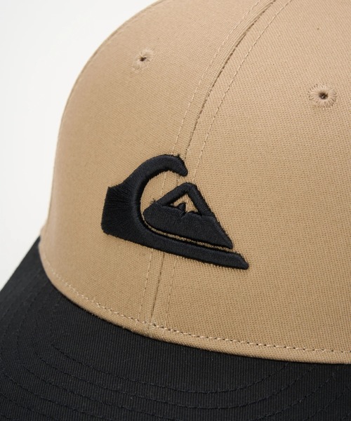 Quiksilver(クイックシルバー)の「QS LOGO LOW CURVE CA /クイックシルバーロゴ刺繍キャップ(帽子)(キャップ・メンズ・チャコールグレー/ベージュ/ブラック・FREE)」の16枚目の写真