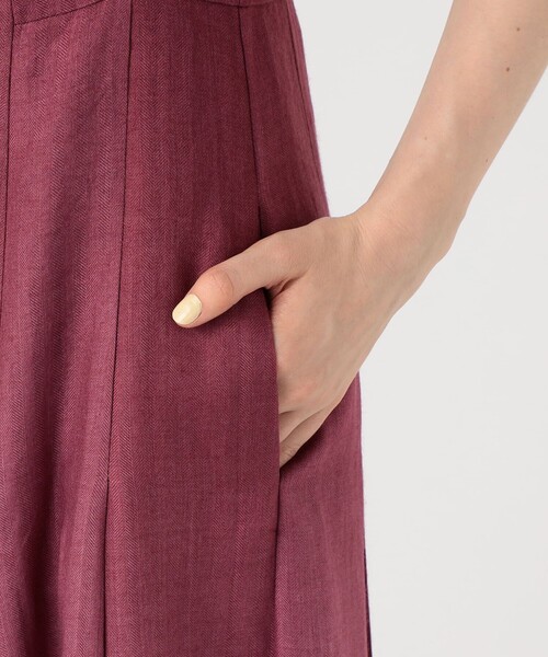 TOMORROWLAND (トゥモローランド)の「GABRIELA HEARST MAGRITTE DRESS(ドレス・レディース・ボルドー/イエロー・38)」の3枚目の写真