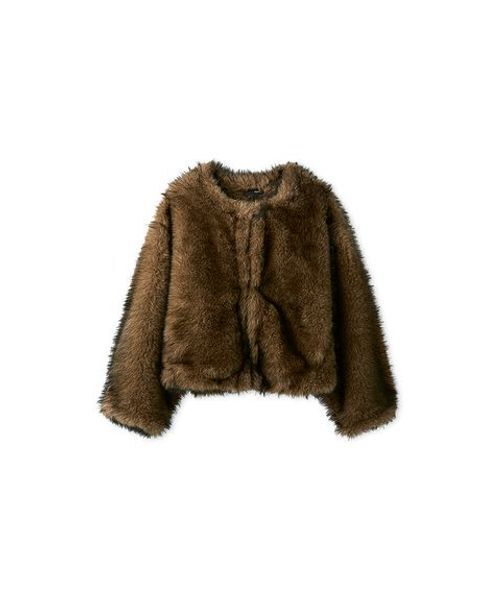 styling/（スタイリング）の「ミックスファーコート（その他アウター・レディース・キャメル/ブラウン・0/1）」の18枚目の写真