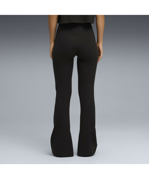 PUMA（プーマ）の「PUMA プーマ ウィメンズ PUMA x ROSE スリム ピンタック フレア パンツ（レギンス/スパッツ・レディース・ブラック・SMALL/X-SMALL/LARGE/MEDIUM）」の4枚目の写真