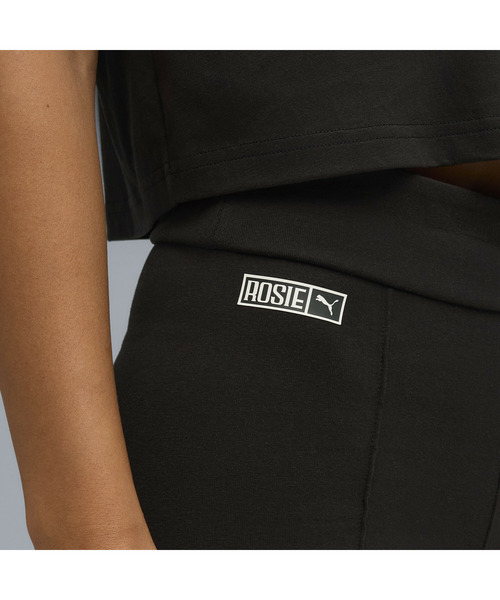 PUMA（プーマ）の「PUMA プーマ ウィメンズ PUMA x ROSE スリム ピンタック フレア パンツ（レギンス/スパッツ・レディース・ブラック・SMALL/X-SMALL/LARGE/MEDIUM）」の5枚目の写真