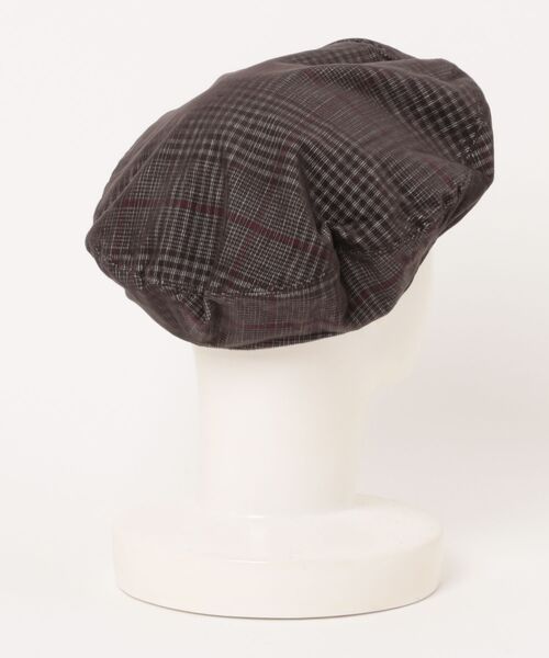 NEW ERA(ニューエラ)の「NEW ERA/ニューエラ ベレー帽 Check Corduroy コーデュロイ バーントウッドチェック 14667778(ハンチング/ベレー帽・メンズ・ダークブラウン・S/M)」の2枚目の写真